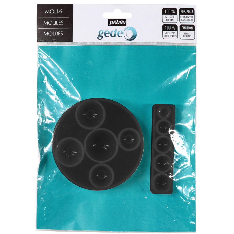 Moule silicone formes demi-sphères Gédéo