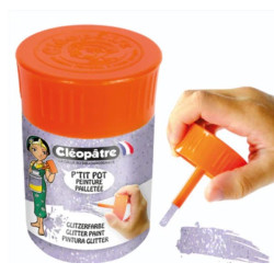 Petit pot gel pailleté Déco 50 ml "Pailleté pastel" - Cléopâtre