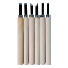 Gouges pour lino boîte 6 assortis