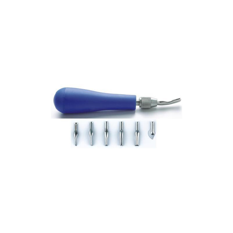 Set de 6 gouges linogravure + manche