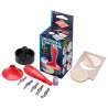 Kit de linogravure et de gravure de tampons 3 en 1 (5 gouges)