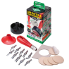 Kit de linogravure et de gravure de tampons 3 en 1 (10 gouges)