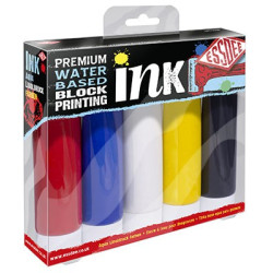 Set de 5 tubes 100 ml encre linogravure