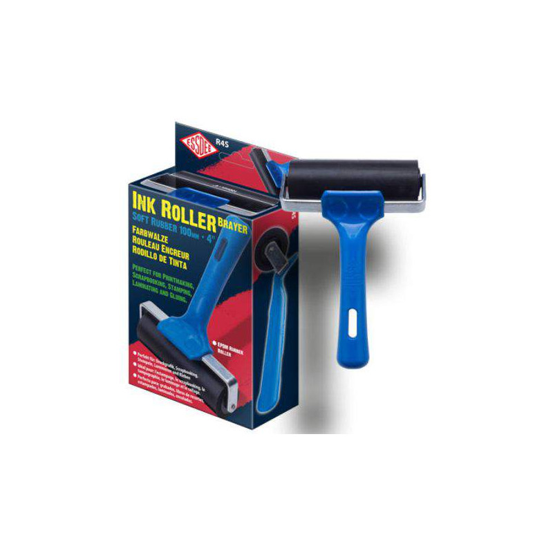 Rouleau encreur souple 100 mm en boîte individuelle