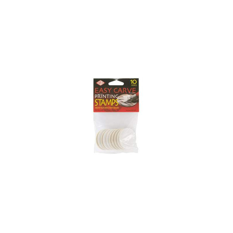Galettes gomme adhésives à sculpter diam 45 mm- Sachet de 10 pièces