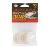 Galettes gomme adhésives à sculpter diam 45 mm- Sachet de 10 pièces