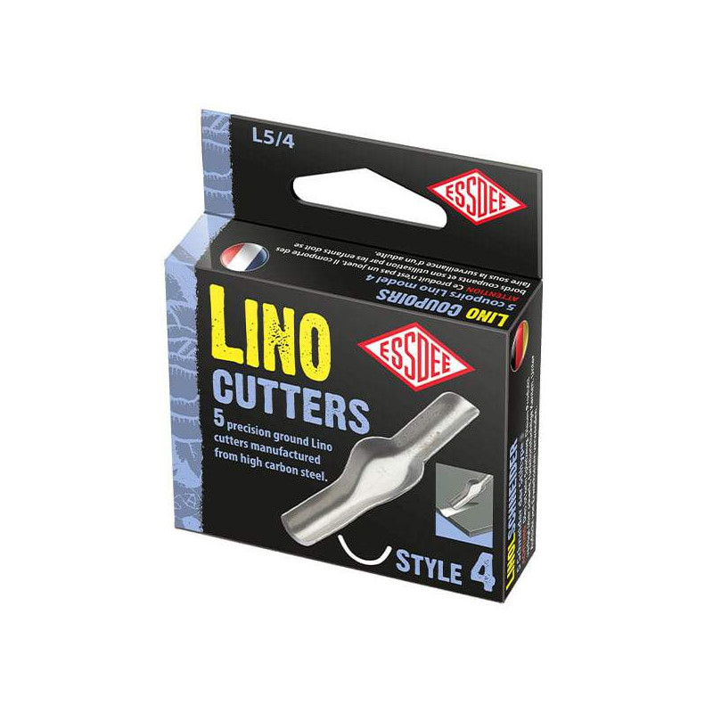 Boîte de 5 gouges pour linogravure Style n°4