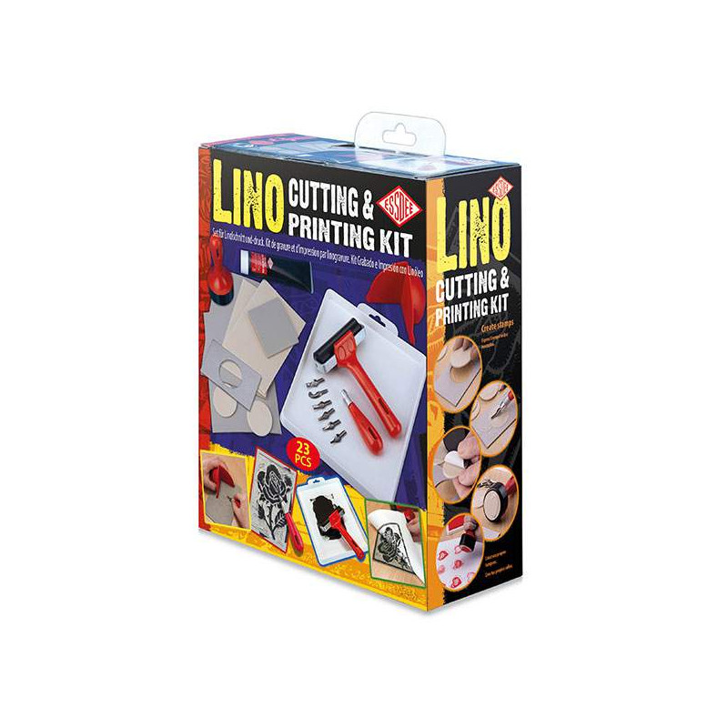 Kit complet pour la linogravure (23 pièces)
