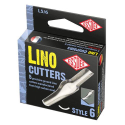 Boîte de 5 gouges pour linogravure Style n°6