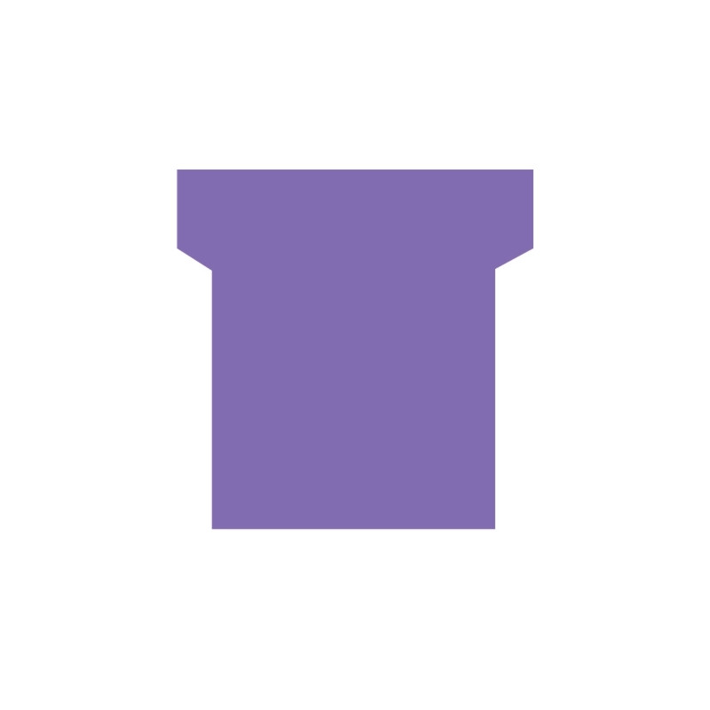 Paquet de 100 fiche planning indice 2 violet