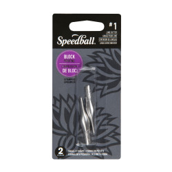 Gouge lino petit V - 2 pièces