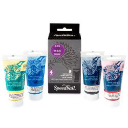 Set encre Lino Hydro-soluble 4 x37 ml