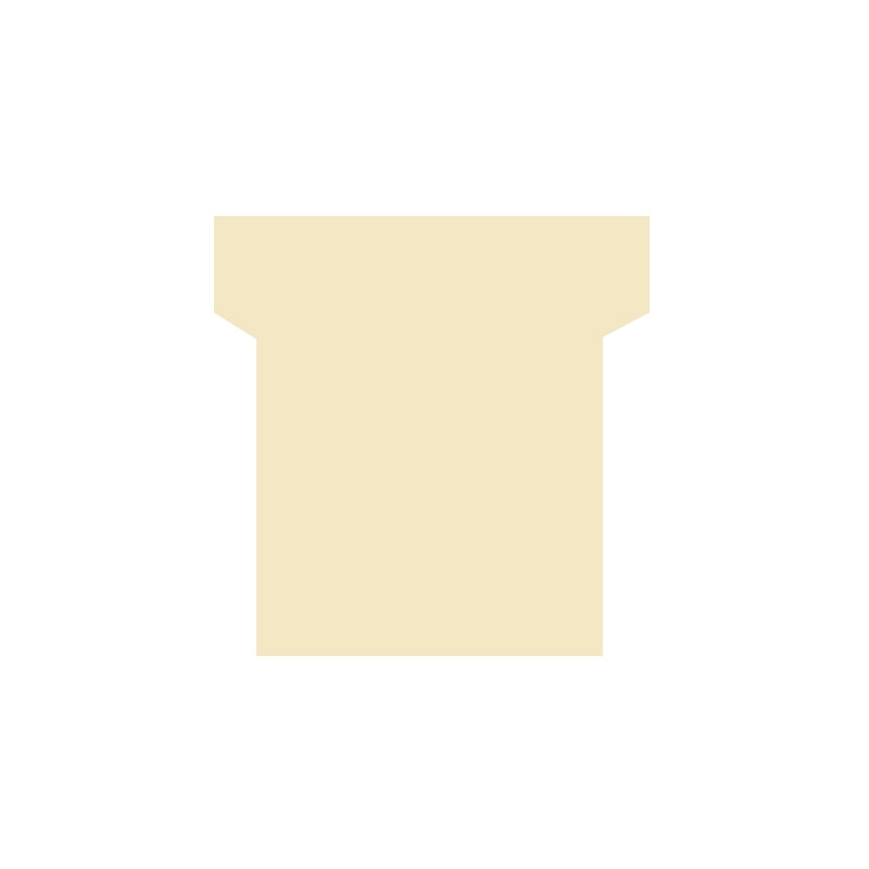Paquet de 100 fiche planning indice 2 beige