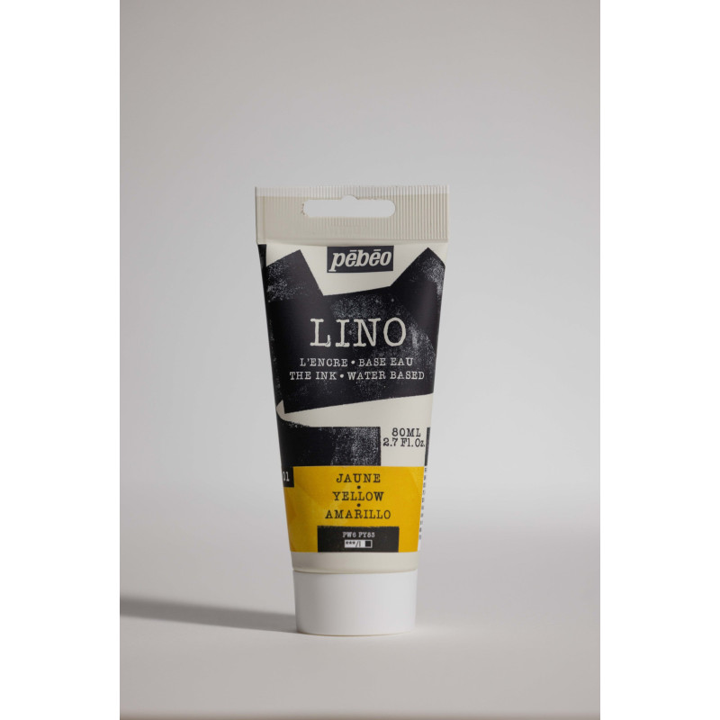 Encre Lino - Tube de 80 ml - 24 couleurs - 017 Or métallique S2