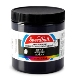 Encres Acrylique Sérigraphie 236 ml 7 couleurs - Blanc