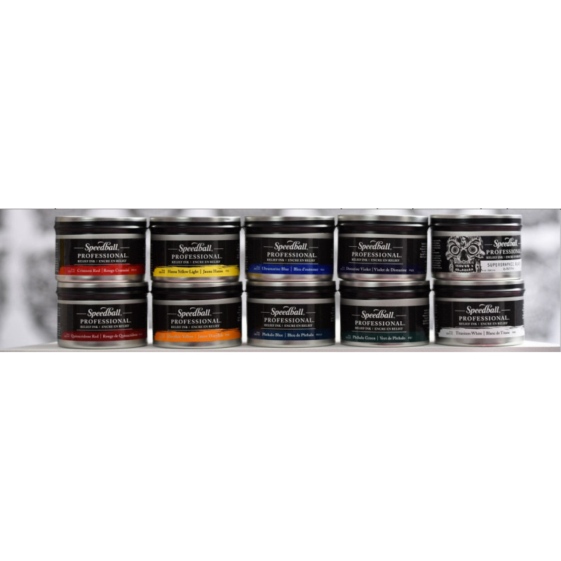 Encre Relief Pro 236 ml - 10 couleurs - Jaune Diarylide