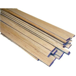 Balsa baguette - 100cm - Balsa Baguette 100cm 3x3mm