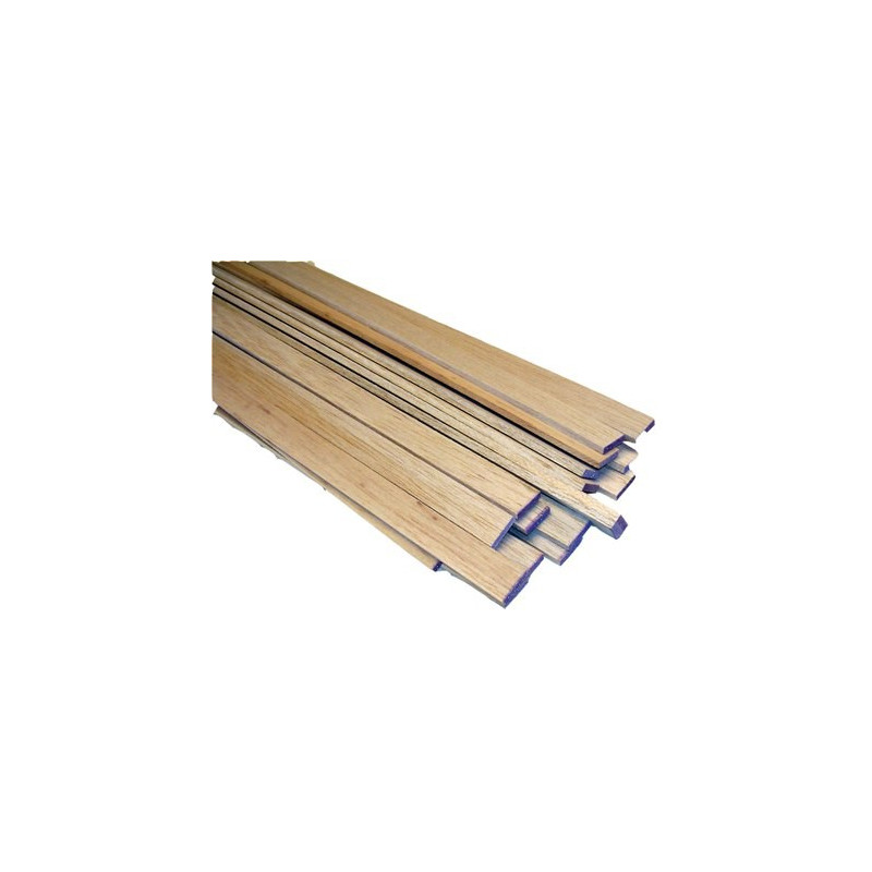 Balsa baguette - 100cm - Balsa Baguette 100cm 2x2mm