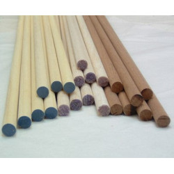 Balsa longeron rond - 100cm - Balsa Longeron Rond 100cm 3mm