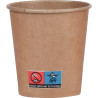 Sac de 50 gobelets en carton kraft 20cl