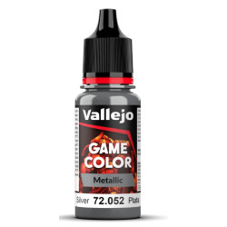 Peinture Game Color Métal 18ml - 9 couleurs - 054 Gun métal