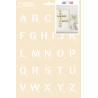 Pochoir A4 - Alphabet jeu