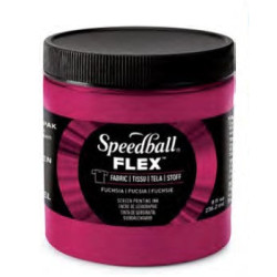 Encre sérigraphie Flex - 11 couleurs en pot de 236 ml - 12 Fuchsia