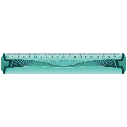 Blister règle plate 20cm incassable