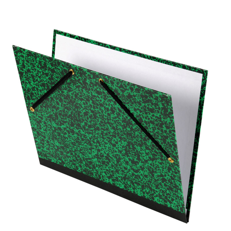 Carton à dessin vert Annonay 72 x 52 cm à élastiques - Canson
