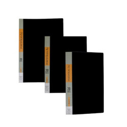 Book polypropylène 20 feuillets - 3 formats - Inart - Format A4