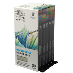 Coffret 50 crayons aquarellables Studio Collection