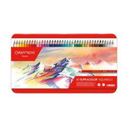 Boîte de 80 crayons aquarelle Supracolor