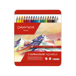 Boîte de 18 crayons aquarellable Supracolor