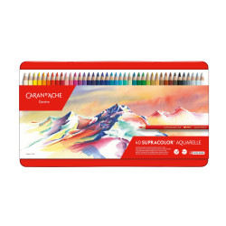 Boîte de 40 crayons aquarelle Supracolor