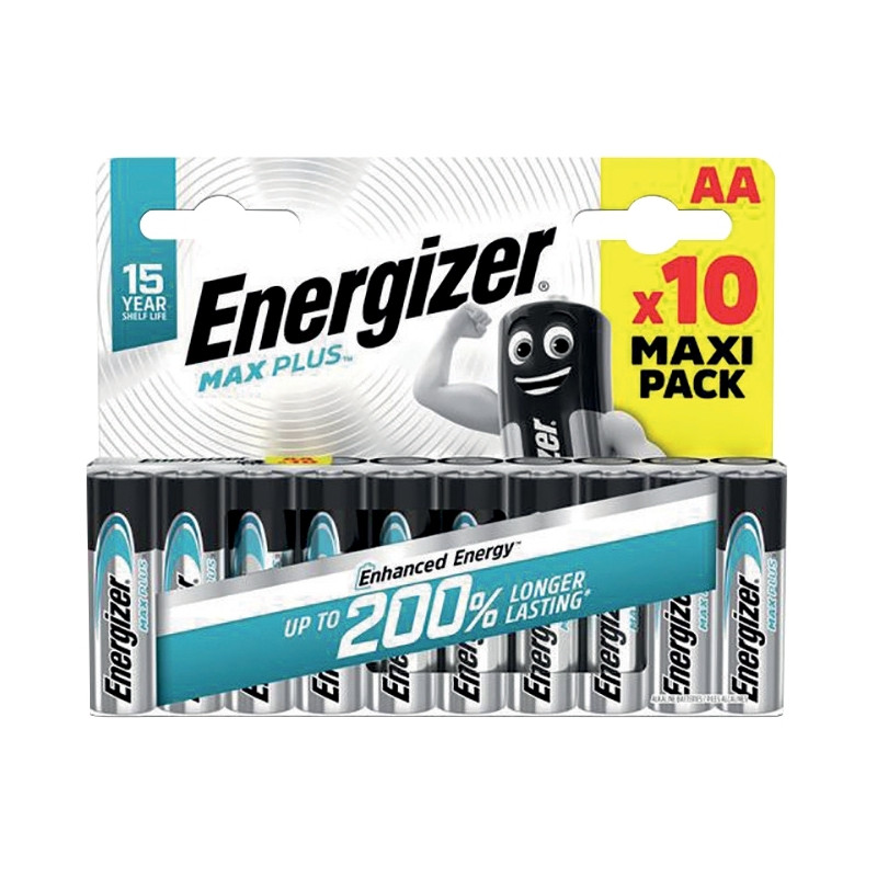 Blister 10 piles 1,5V Max Plus AA / LR06