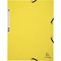 Chemise 3 rabats à élastiques AQUAREL en carte lustrée 400g, coloris a