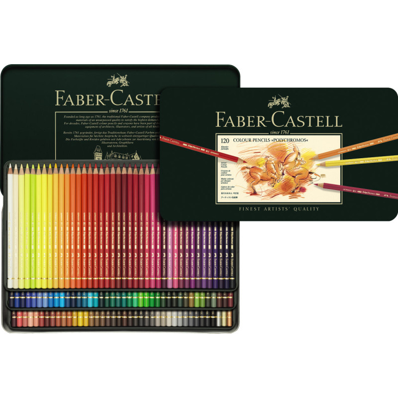 Boîte de 120 crayons de couleurs Polychromos