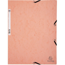 Chemise 3 rabats à élastiques AQUAREL en carte lustrée 400g, coloris a