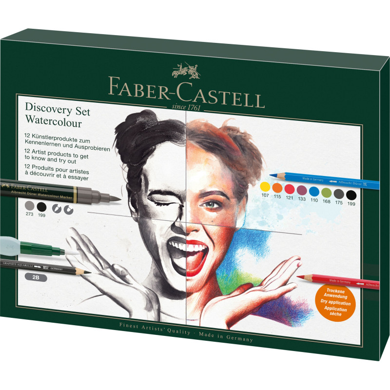 Set découverte Albrecht Dürer aquarelle, 12 pcs "Try it"