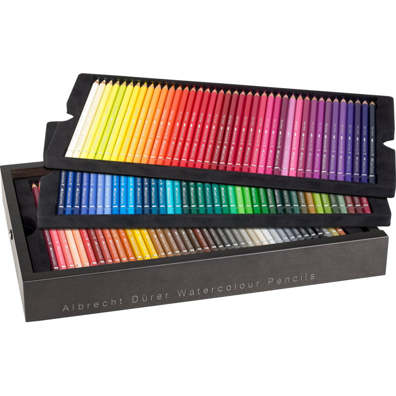 Coffret en bois de 120 crayon aquarellable Albrecht-Dürer