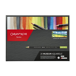 Crayon aquarellable Museum boîte de 20 paysage