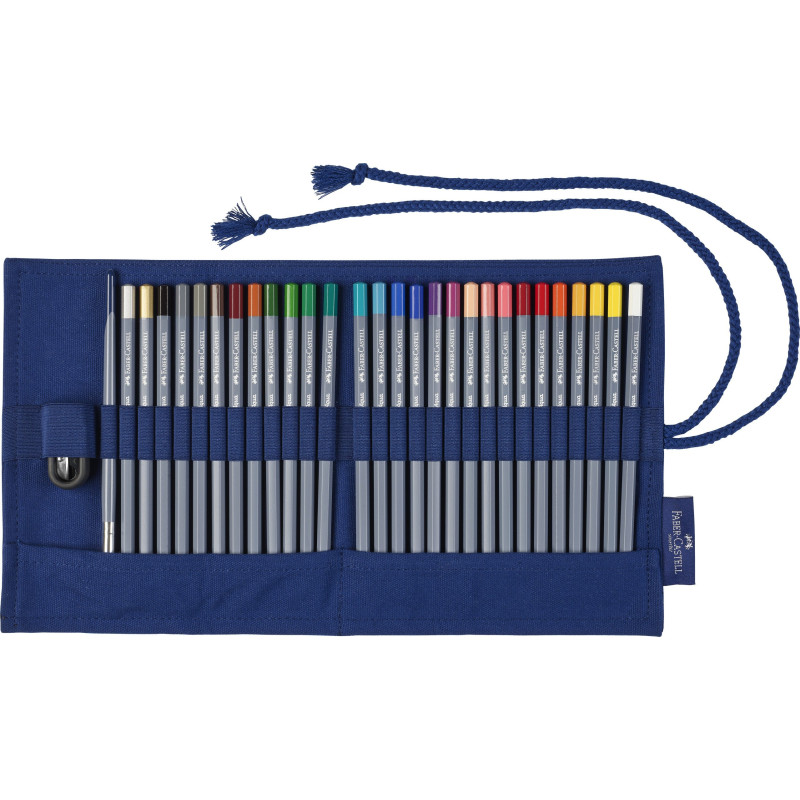 Trousse tissu 27 crayons Goldfaber Aquarellables