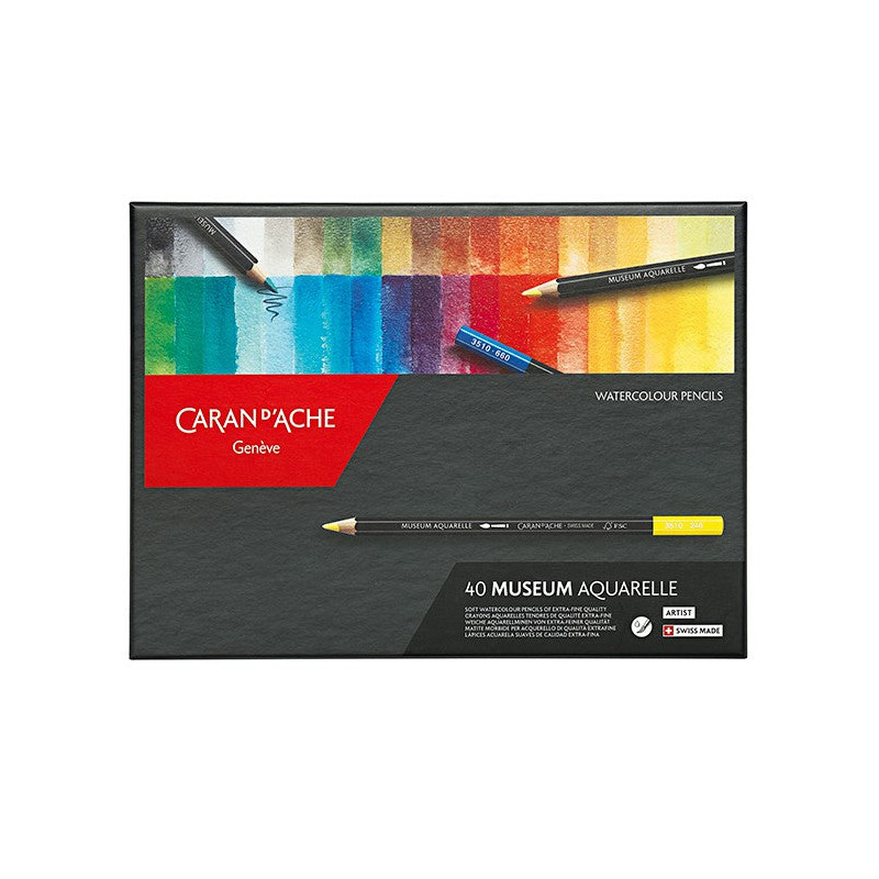 Crayon aquarellable Museum boîte carton de 40