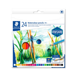 Etui de 24 crayons aquarellable Design Journey