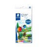 Etui carton de 12 crayons de couleurs Design Journey