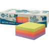 Lot de 2 cubes 400 feuilles adhésives repositionnables recyclées 75 x