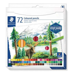 Etui carton de 72 crayons de couleurs Design Journey
