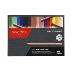 Boîte de 20 crayons Luminance Portrait