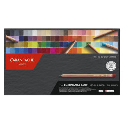 Boîte de 100 Crayons de couleurs Luminance + Blender