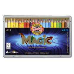 Boîte métal 23 + 1 crayons magic